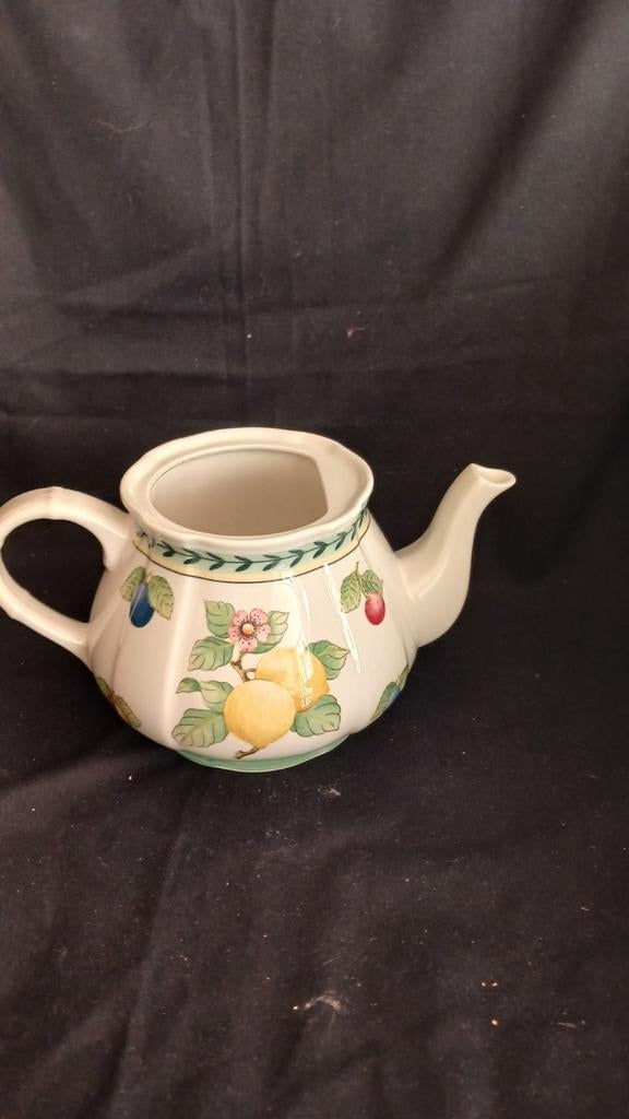 French garden Fleurence villeroy&Boch theepot, Huis en Inrichting, Keuken | Servies, Overige typen, Ophalen of Verzenden, Zo goed als nieuw