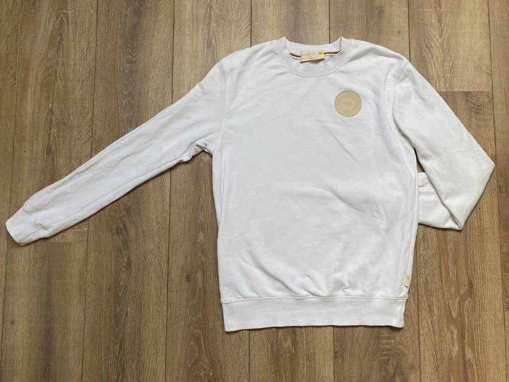 Scotch&Soda trui sweater wit ecru beige S/46, Kleding | Heren, Verzenden, Wit, Zo goed als nieuw, Scotch & Soda