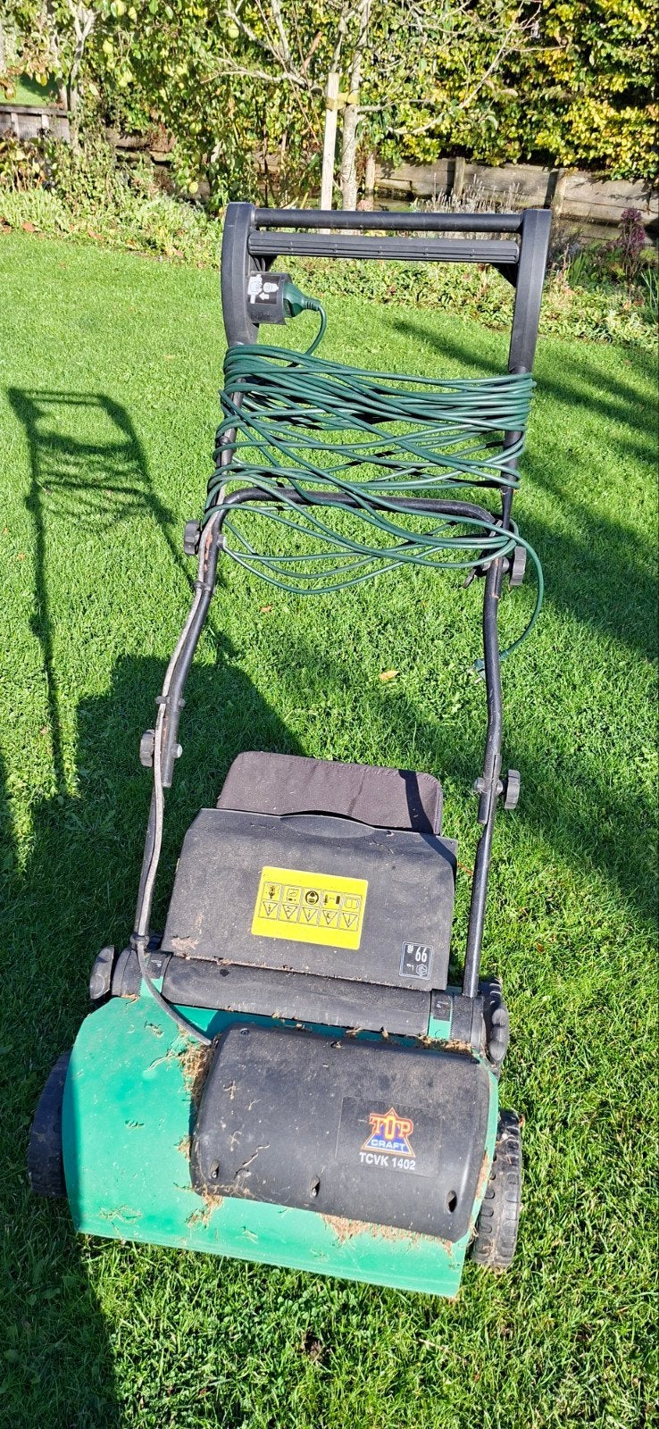Top Craft TCVK 1402 Verticuteermachine - Goede Staat, Ophalen, Cirkelmaaier, Gebruikt, Elektrische grasmaaier