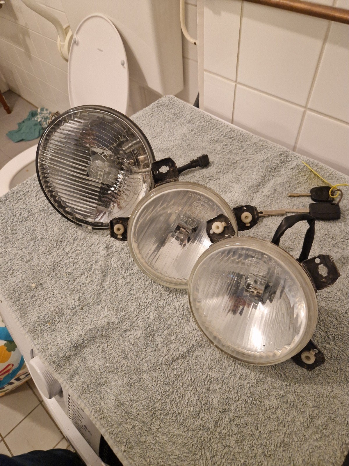 3 mooie golf 2 kop lampen merk hella, Auto-onderdelen, Verlichting, Ophalen of Verzenden, Nieuw, Volkswagen