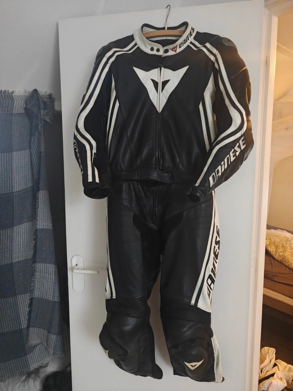 leren motorpak 2-delig dainese, Motoren, Ophalen, Dainese, Tweedehands, Heren