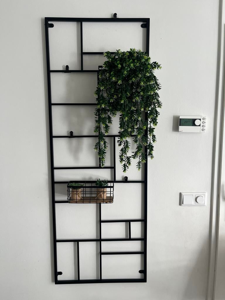 Zwart wandrek - Modern en decoratief, Ophalen, Gebruikt