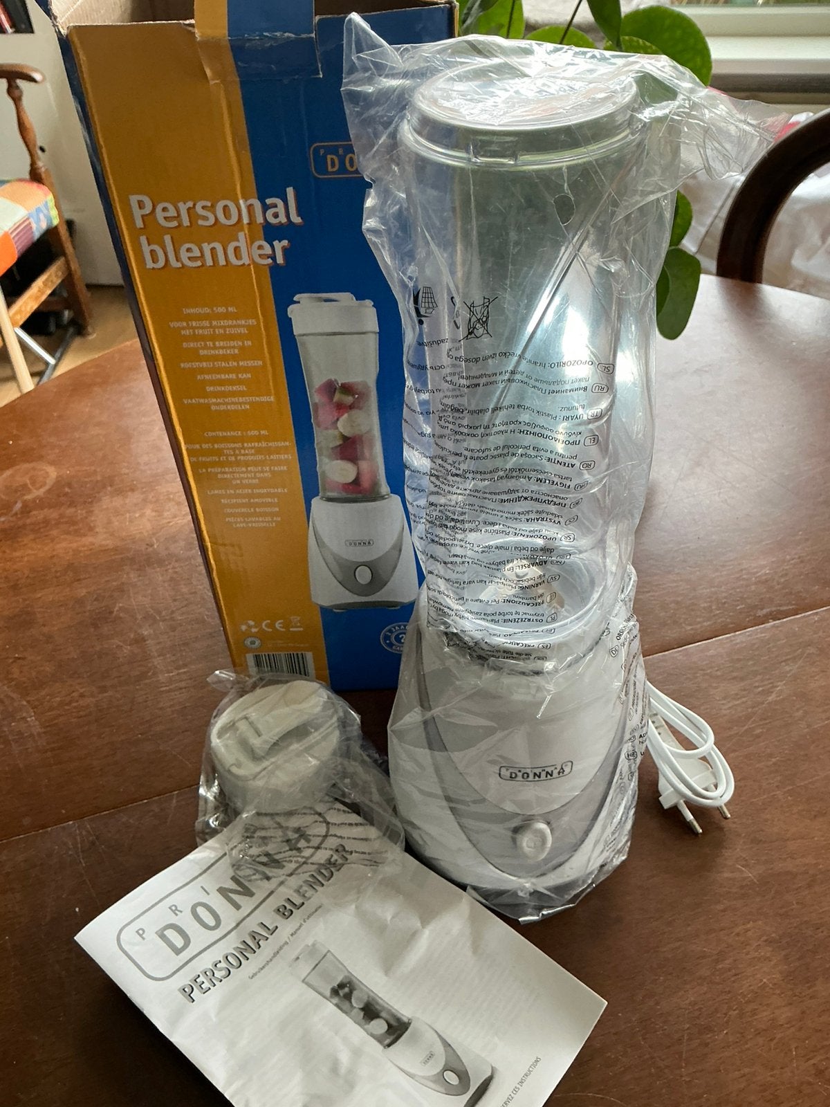 Blender van donna Nieuw., Witgoed en Apparatuur, Blenders, Ophalen, Nieuw