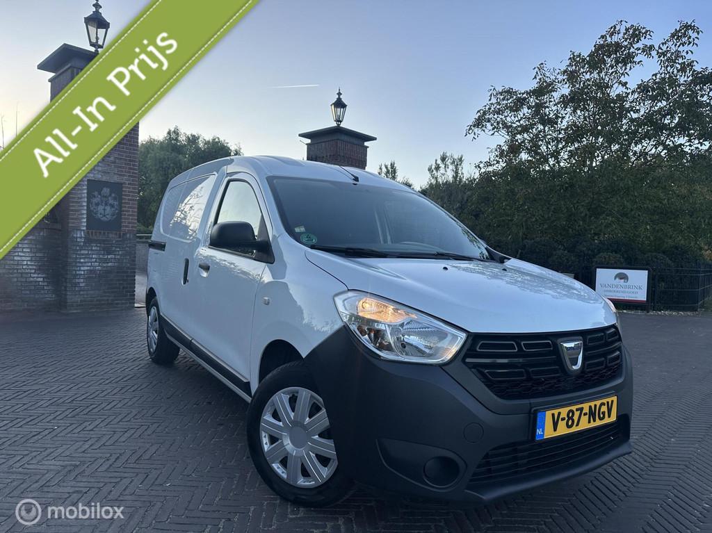 Dacia Dokker bestel 1.6 SCE 100 LPG/BENZINE Navi GARANTIE✅, Dacia, Stof, Gebruikt, 4 cilinders