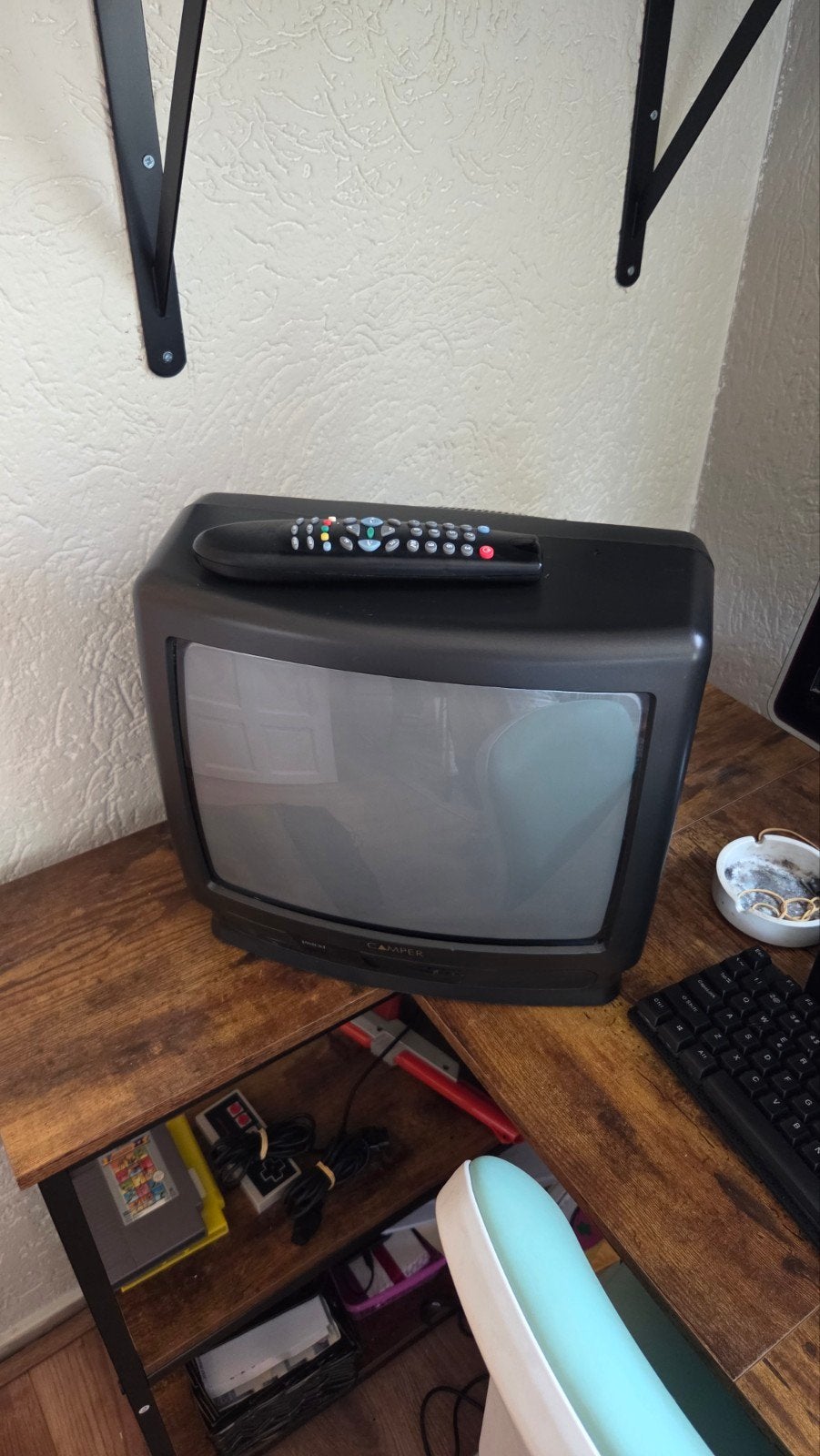 Vintage Camper / AudioSonic 14" CRT Televisie, Ophalen, Gebruikt, Minder dan 40 cm, Overige merken