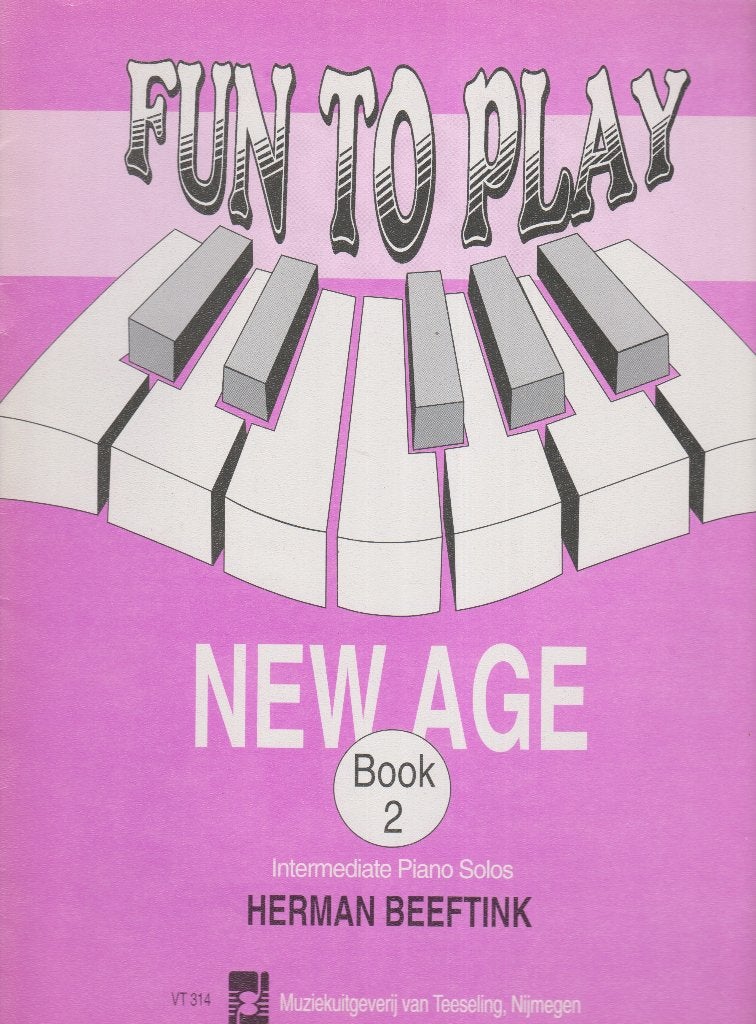 HERMAN BEEFTINK – FUN TO PLAY - NEW AGE – Book 2, Gebruikt, Ophalen of Verzenden, Artiest of Componist, Piano