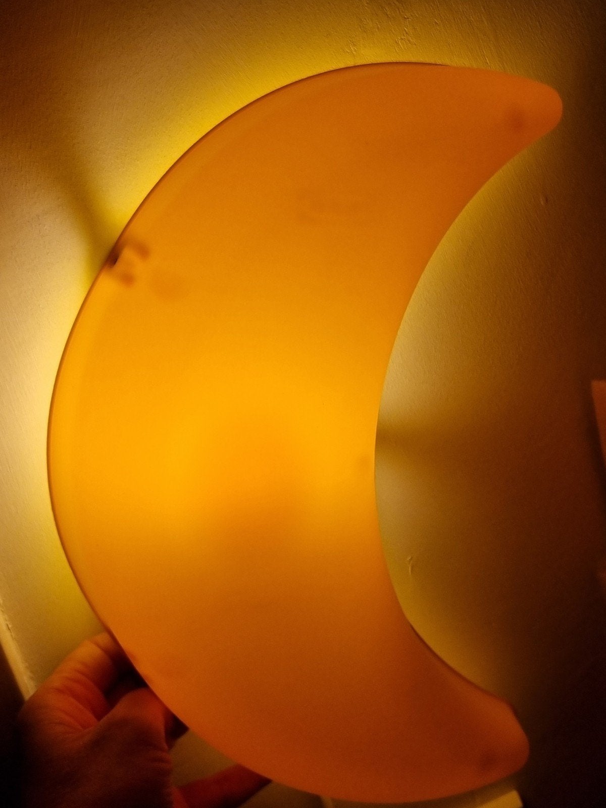 Ikea  Silma Maan Wandlamp., Kunststof, Gebruikt, IKEA, Ophalen of Verzenden