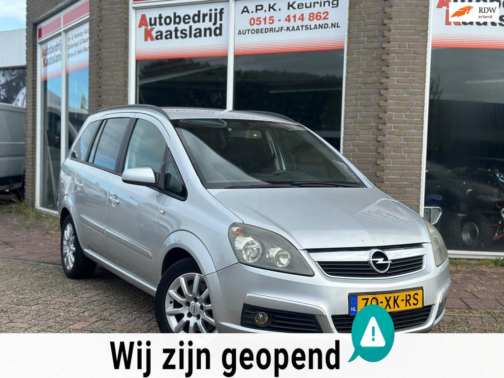 Opel Zafira 2.2 Temptation - Airco - Cruise - Nieuwe Apk -, Auto's, Opel, Voorwielaandrijving, Stof, Gebruikt, Zwart