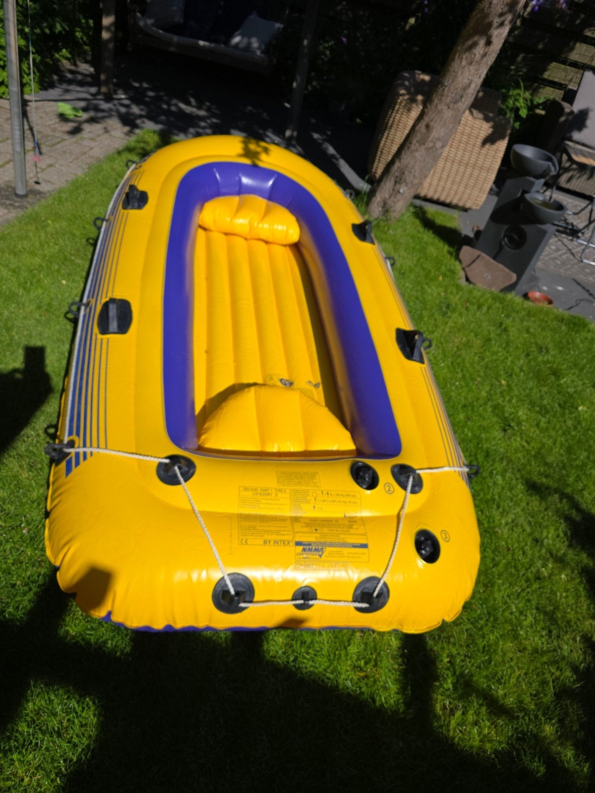 Intex challenger 3 boot, intact, incl originele zittingen, Ophalen, Gebruikt, Drie personen of meer, Overige typen