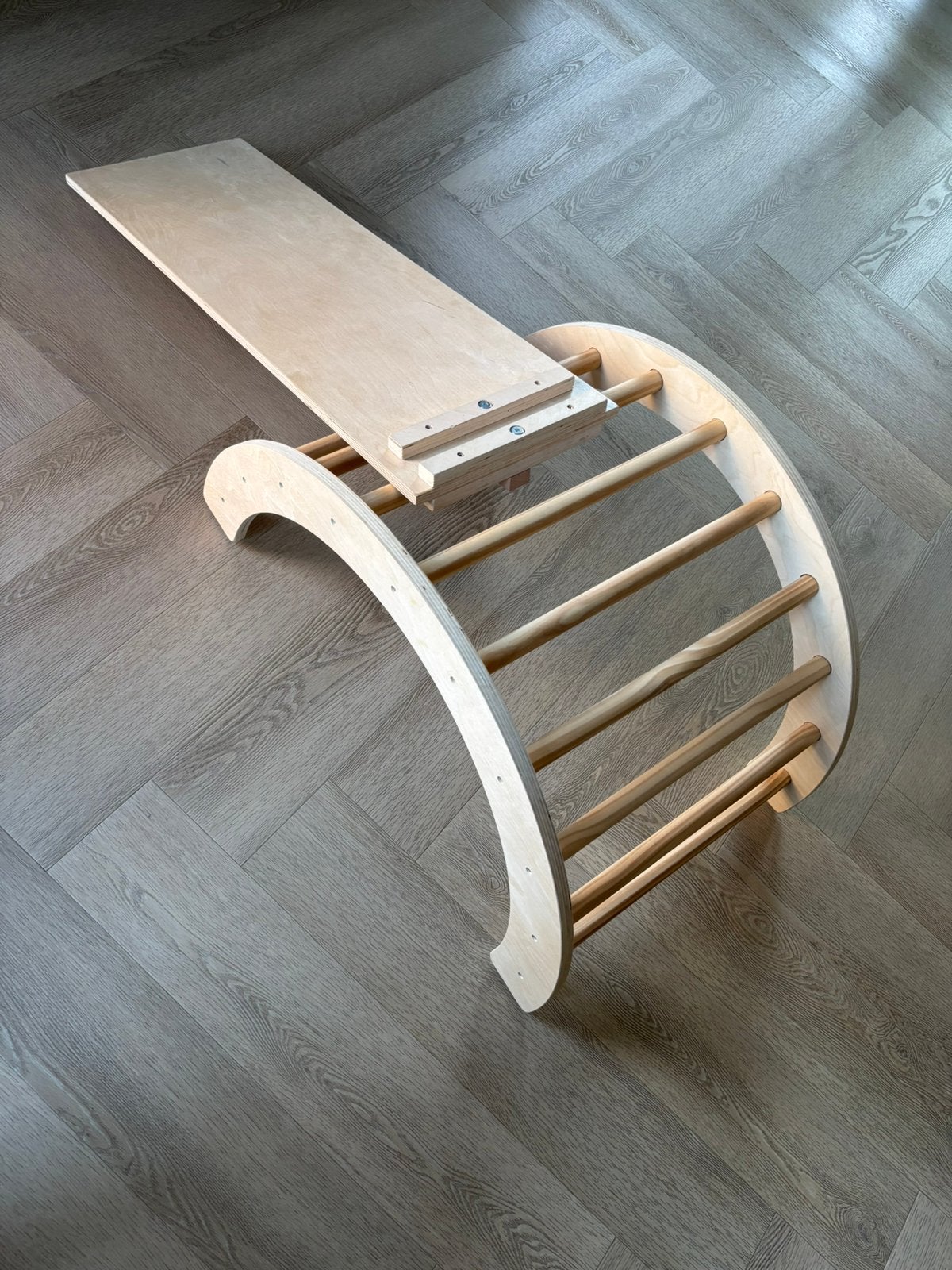 Houten klimboog, Ophalen, Gebruikt