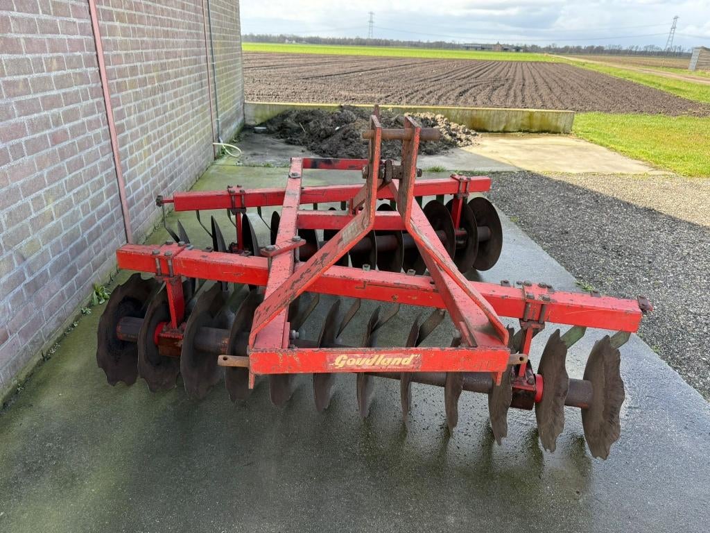 Goudland schijveneg 2 meter – nette staat – direct inzetbaar, Ophalen, Grondbewerking