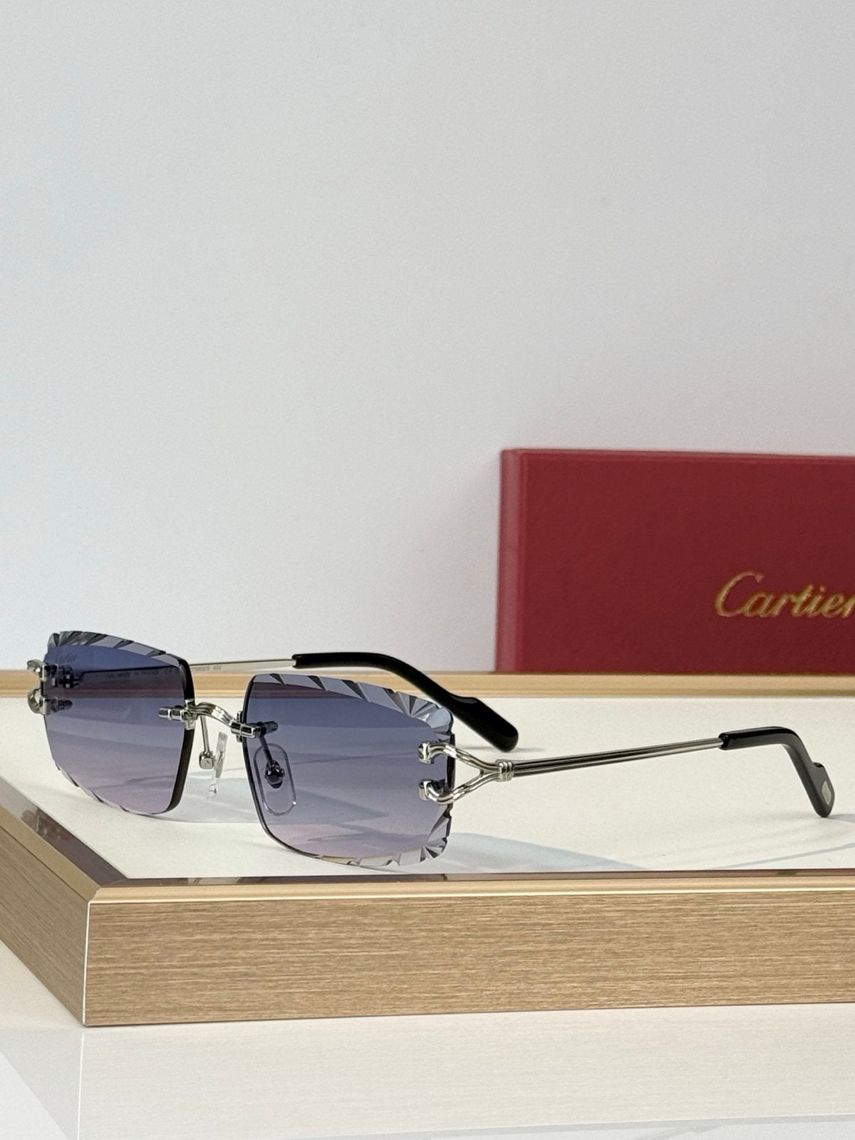 Cartier Zonnebril - Diamond Cut glazen, Overige merken, Zonnebril, Ophalen of Verzenden, Zo goed als nieuw