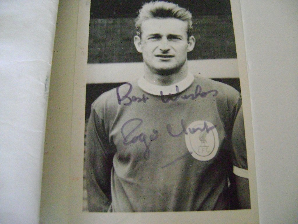Orginele handtekening Roger Hunt Liverpool, Ophalen of Verzenden, Gebruikt, Buitenlandse clubs, Spelerskaart