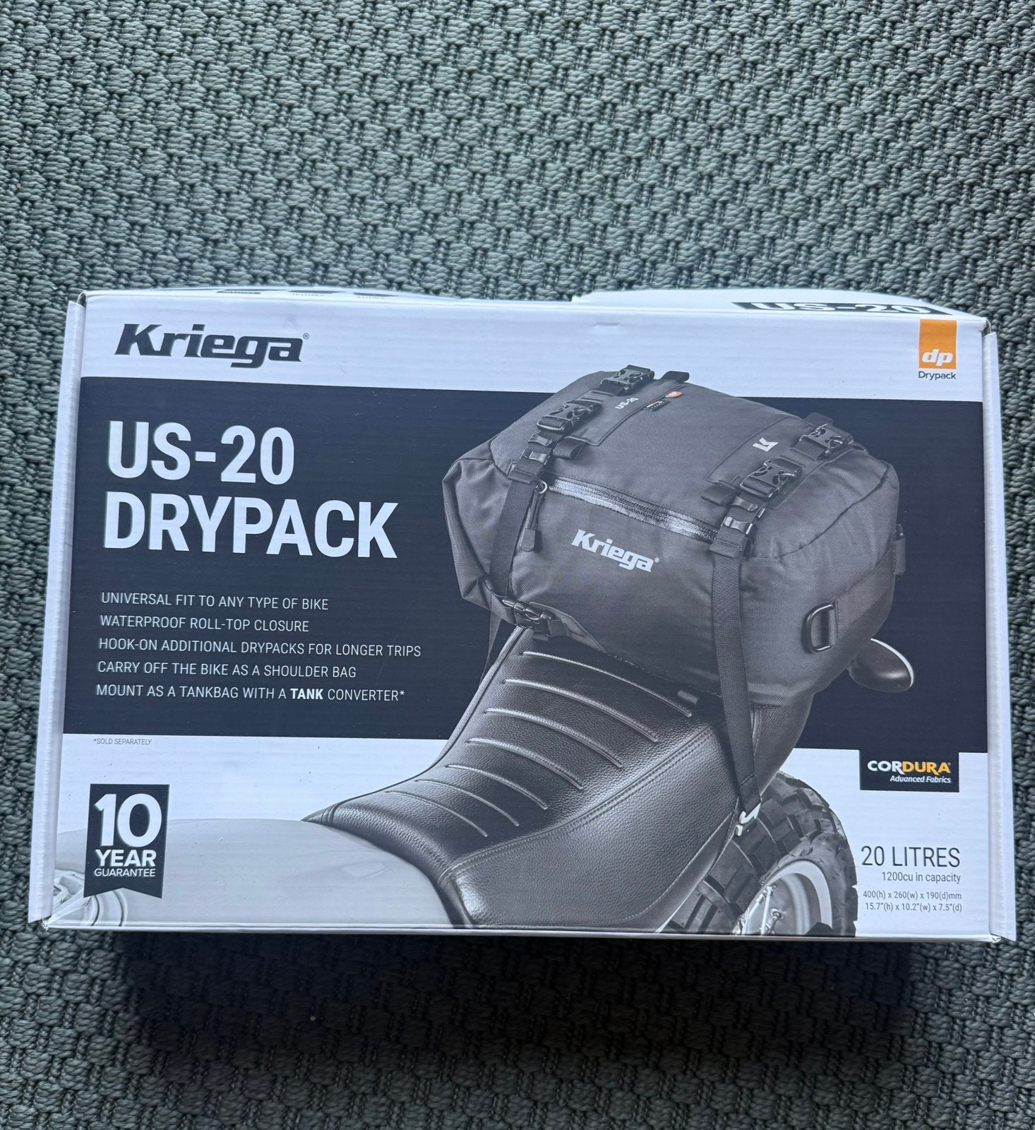 Kreiga drypack 20L bag New, Ophalen, Zo goed als nieuw, Luchtkoeling