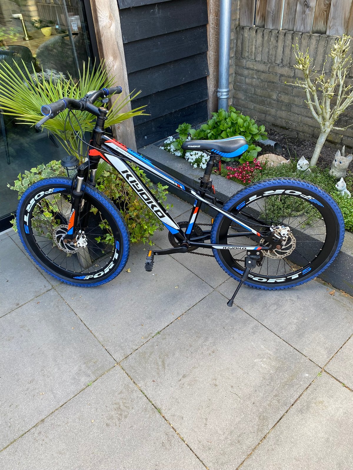 Mountainbike 24 inch 7 versnellingen en schijfremmen, Ophalen, Zo goed als nieuw, Staal, 24 inch of meer
