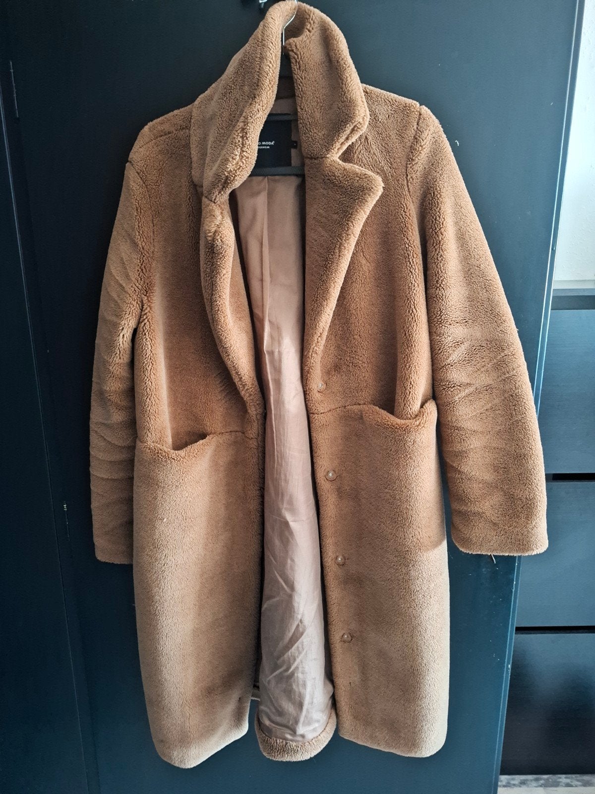 Vero Moda Teddy Jas Maat M, Maat 38/40 (M), Bruin, Vero Moda, Ophalen of Verzenden
