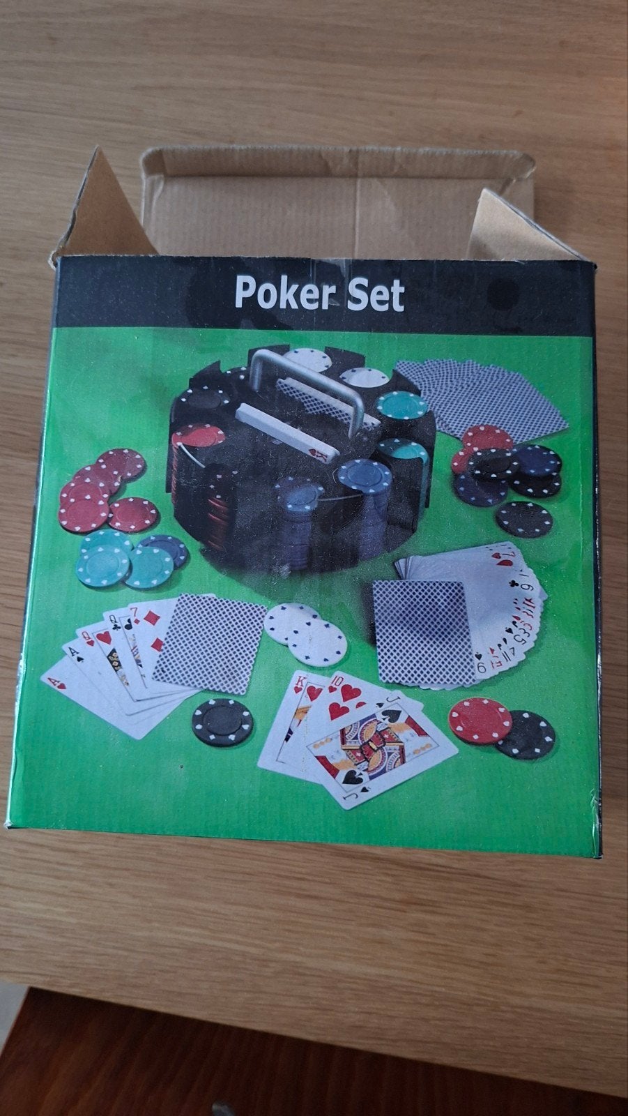 Pokerset, Ophalen, Nieuw