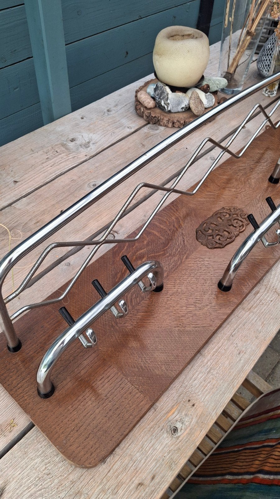 Antieke kapstok van hoge kwaliteit - 100x25cm, Zo goed als nieuw, Minder dan 100 cm, Hout, Ophalen