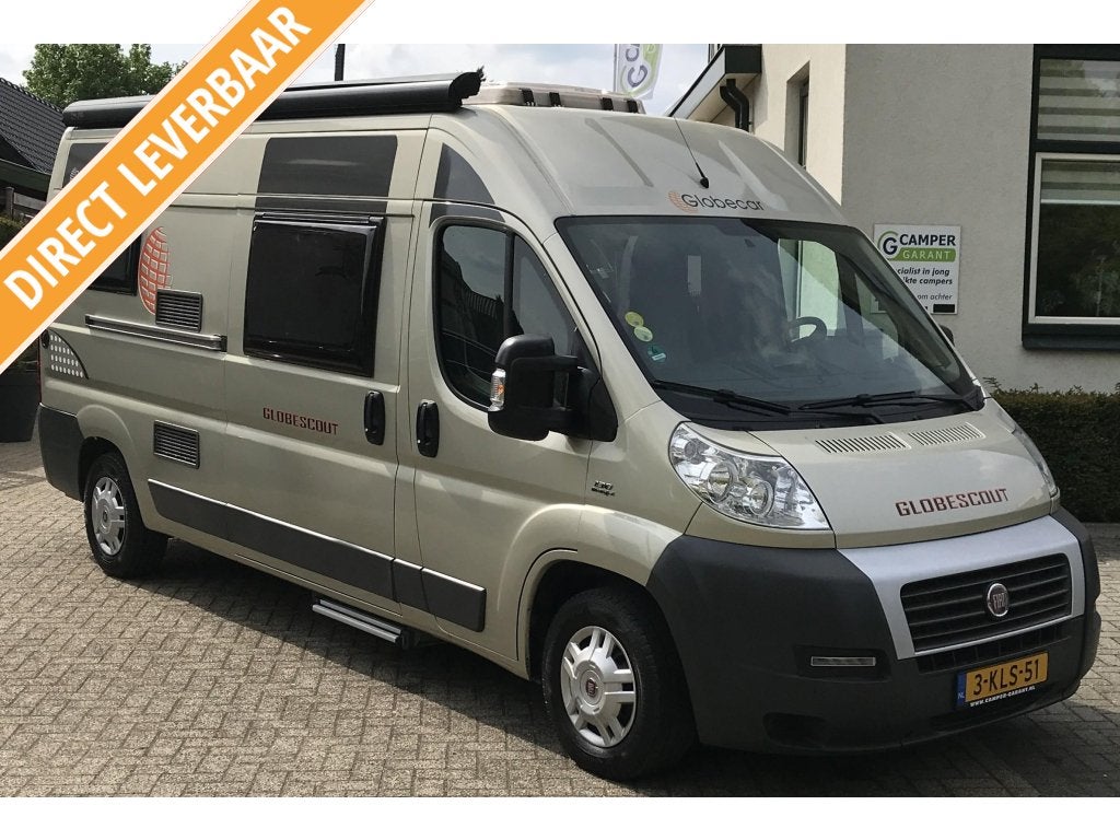 Globecar 600 met veel mooie optie?s, Caravans en Kamperen, Overige merken, Buscamper of Camperbus, Ringverwarming, Fiat