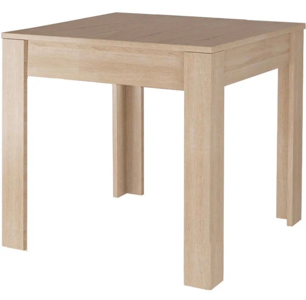 Eet tafel 80x80cm voor 2-4 personen, Overige materialen, Strak, 50 tot 100 cm, Vierkant