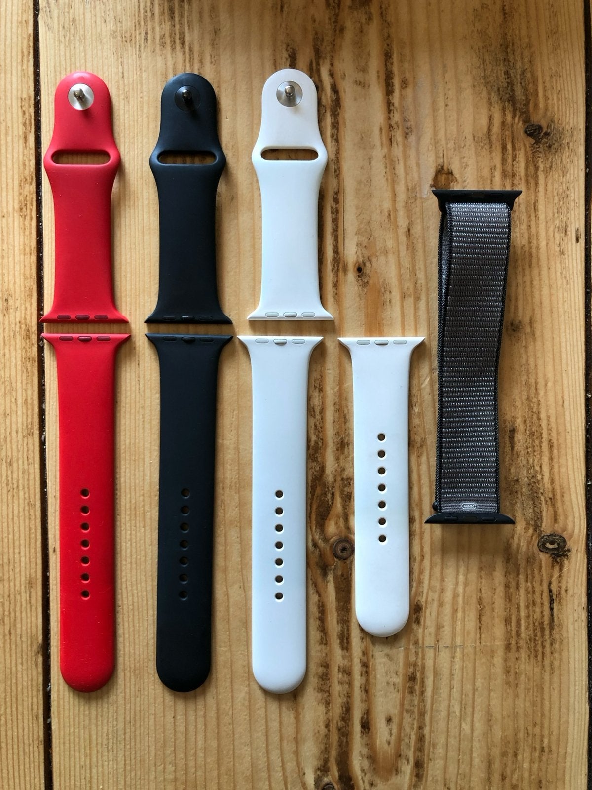 Orgineel Apple Watch bandjes 42,44,45,46 mm, Ophalen of Verzenden, Zo goed als nieuw, Zwart, IOS