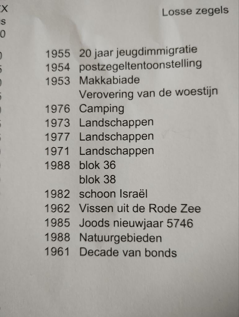 Postzegelcollectie Israël - Jaren '50 t/m '80, Postzegels en Munten, Postzegels | Nederland, Ophalen of Verzenden, Gestempeld
