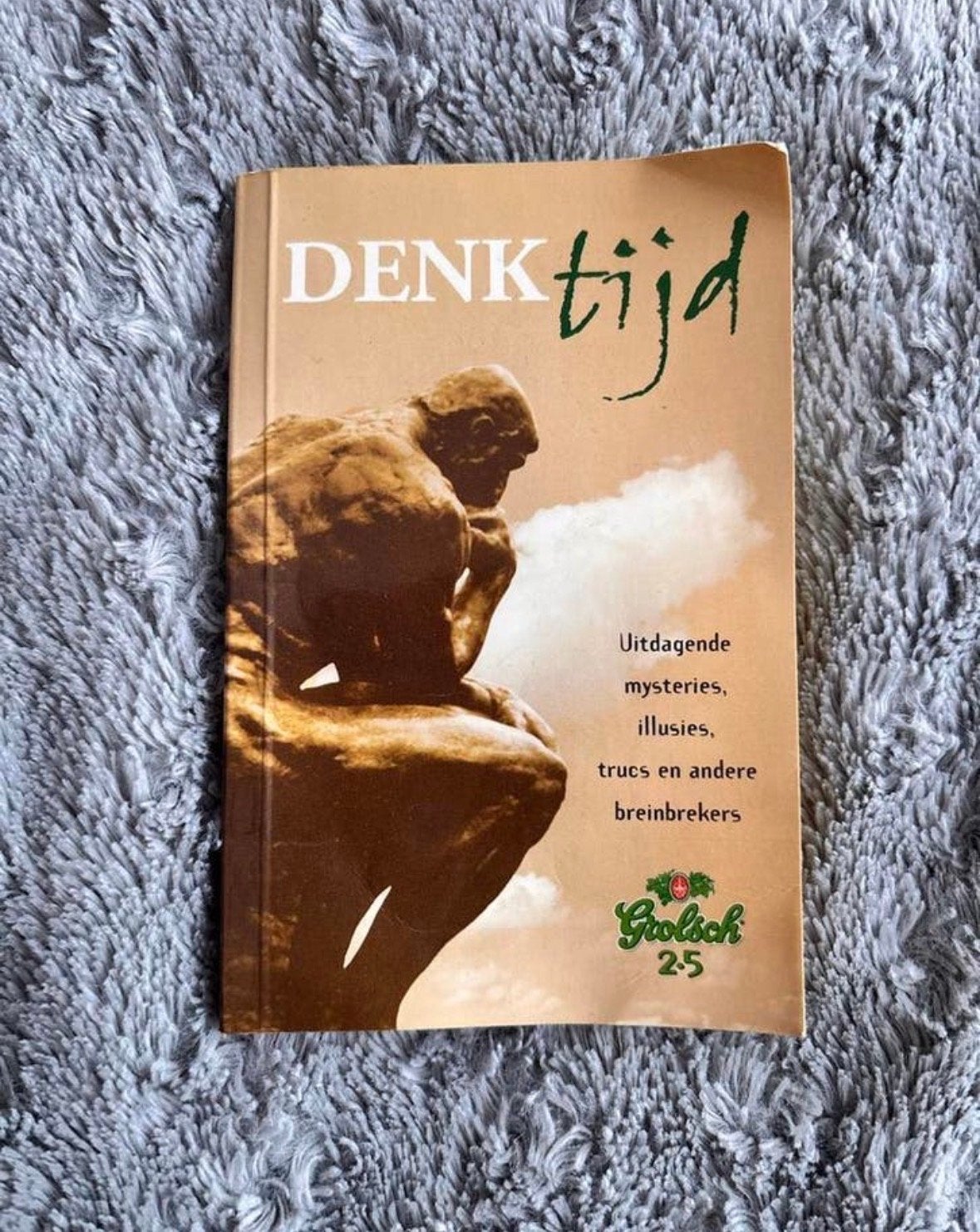 Denktijd - Uitdagende mysteries en breinbrekers, Ophalen of Verzenden, Gebruikt, Overige typen, Grolsch