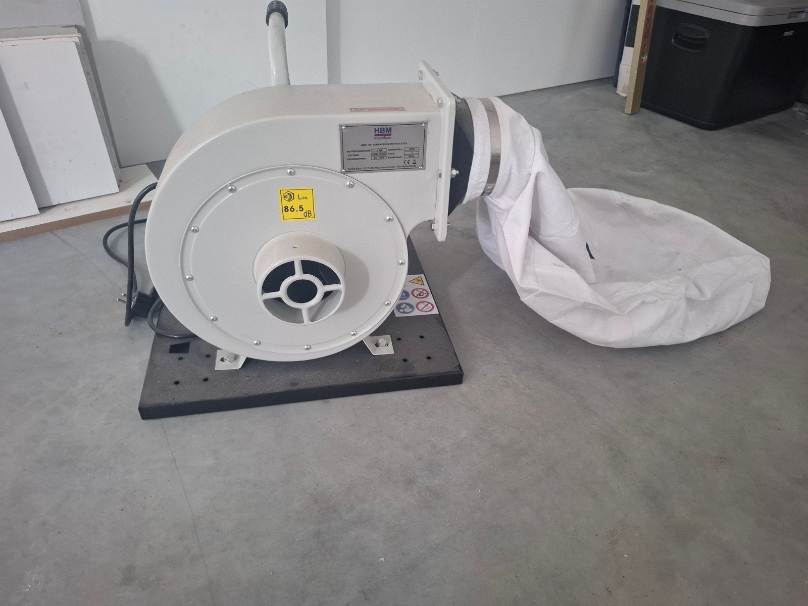 Stof/spaander afzuiging 900m3/h, Doe-het-zelf en Verbouw, Ophalen, Nieuw, Afzuiger