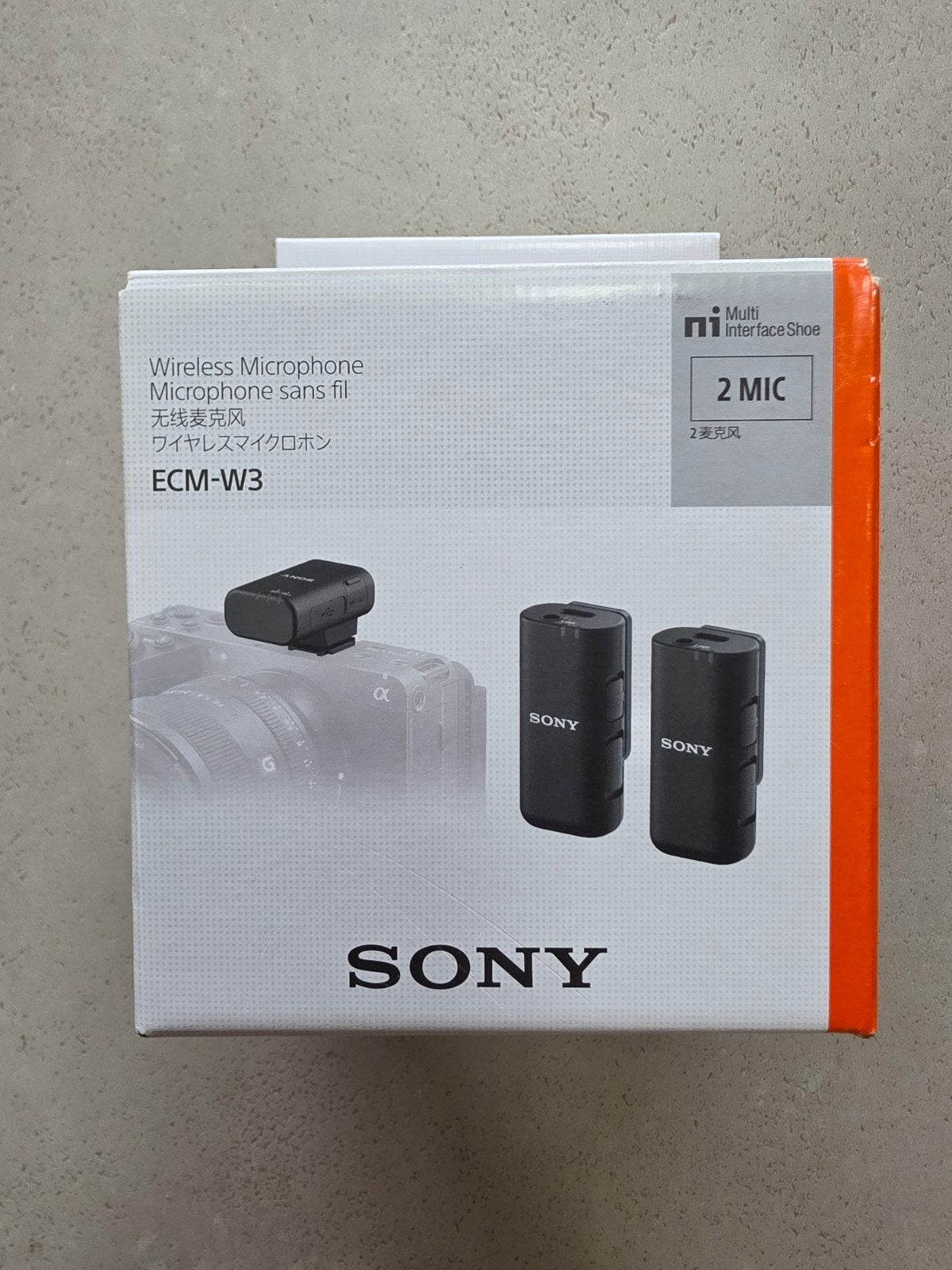 Sony ECM-W3 Draadloze Microfoon Set - Nieuw in Doos, Ophalen of Verzenden, Nieuw, Overige typen, Draadloos