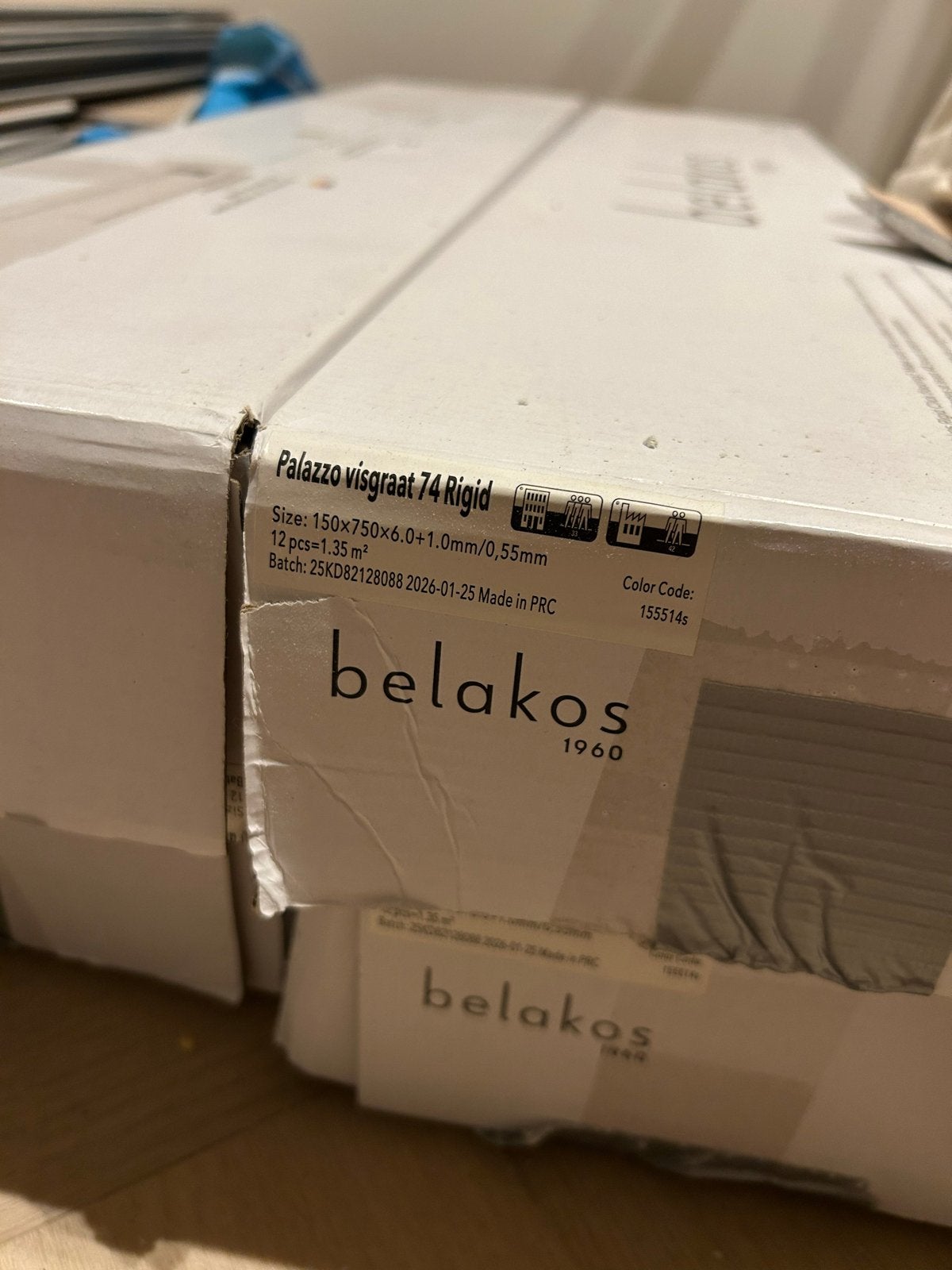 4 dozen met B-delen van Belakos Palazzo visgraat 74 Rigid, Ophalen, 50 tot 150 cm, Nieuw, 10 tot 30 cm