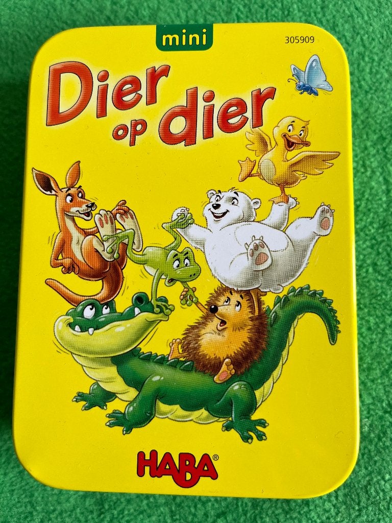 Dier op dier spel voor mee  op reis (Haba), Ophalen of Verzenden, Zo goed als nieuw, Ontdekken