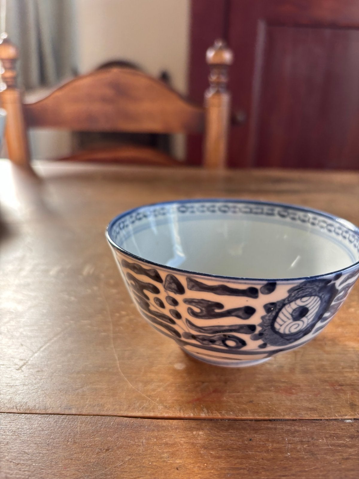 Set van 2 Chinese kommetjes - Blauw/Wit en Lichtblauw, Ophalen of Verzenden