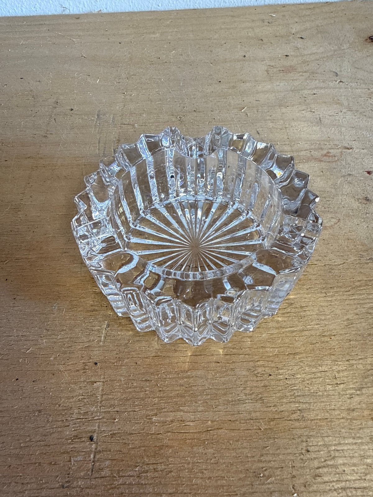 Kristallen asbak van Crystal Maastricht Holland, Antiek en Kunst, Antiek | Glas en Kristal, Ophalen of Verzenden
