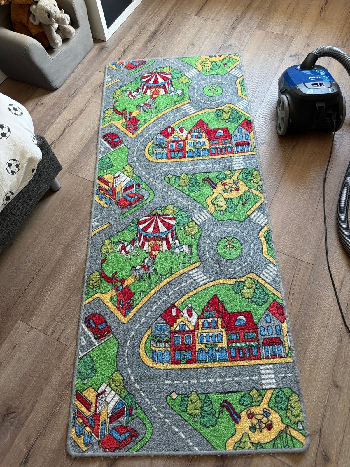 Speelkleed met wegen en stad - Zo goed als nieuw, Ophalen, 50 tot 100 cm, Zo goed als nieuw, 150 tot 200 cm