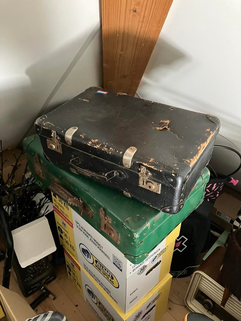 Oude koffers 2 stuks, Ophalen of Verzenden, Zo goed als nieuw, Minder dan 50 cm