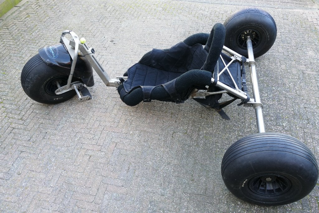 Kite buggy, Ophalen, Gebruikt