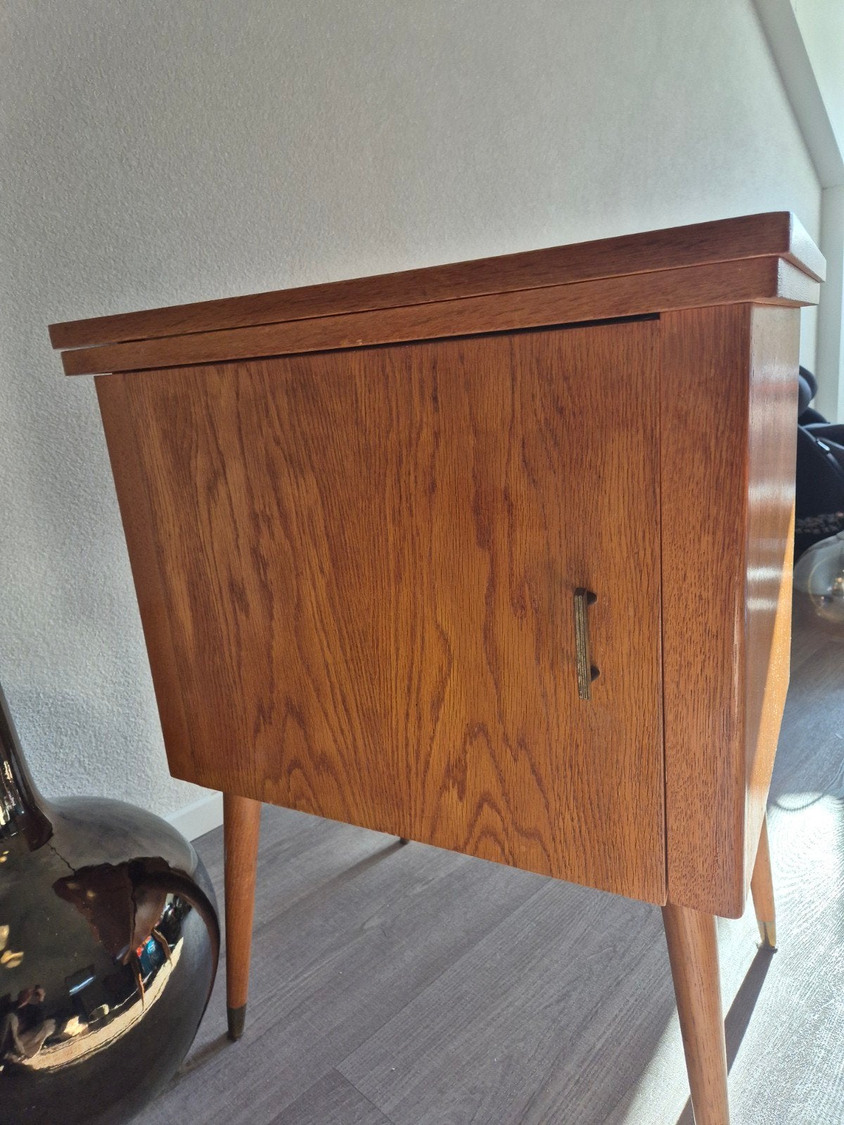 Vintage Naaitafel Aristo - Jaren '60 Houten Naaikastje, Ophalen