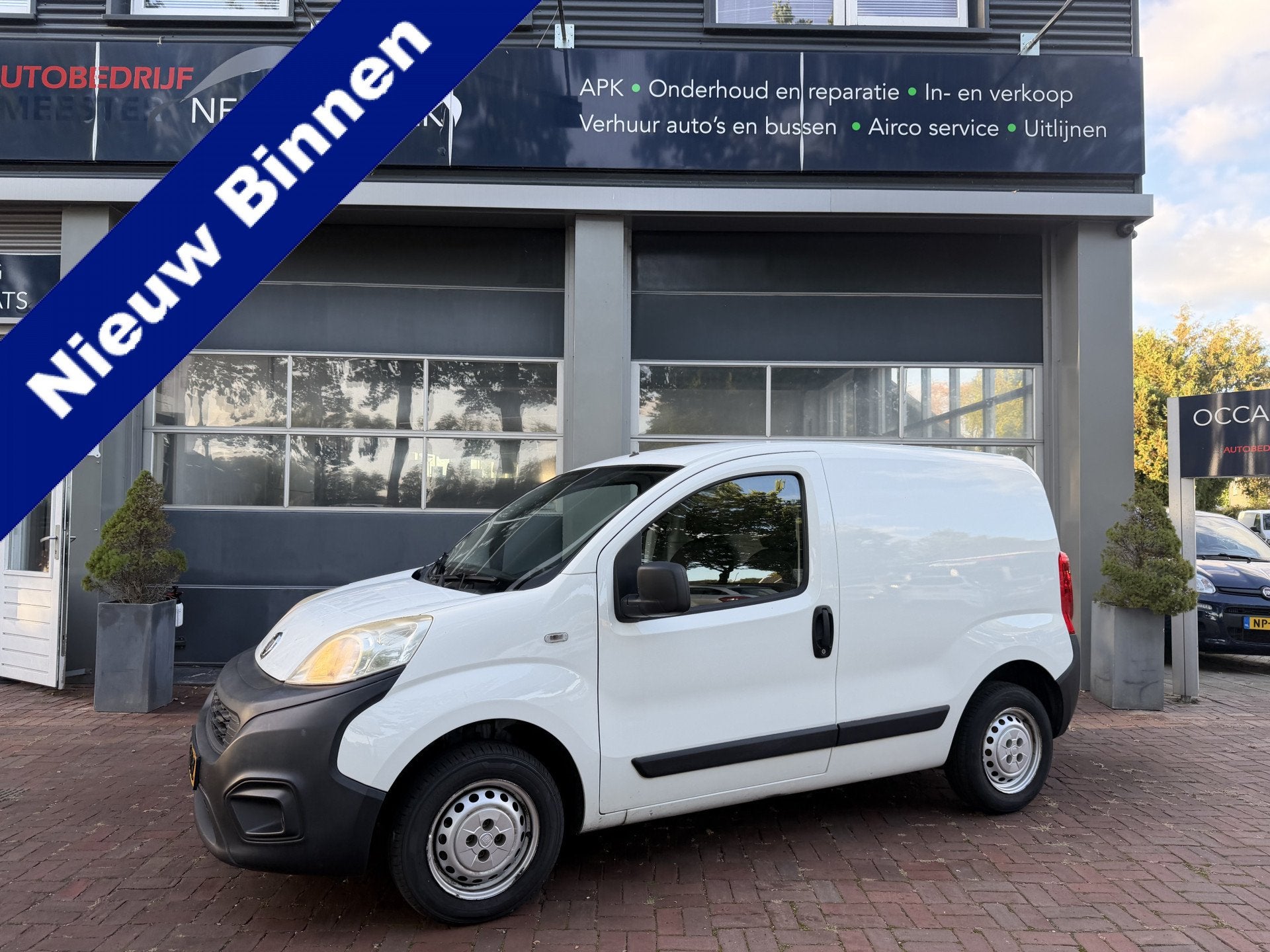 Fiat Fiorino 1.3 MJ Basis Airco Schuifdeur marge Bj 2017 Goe, Voorwielaandrijving, Gebruikt, Zwart, 4 cilinders