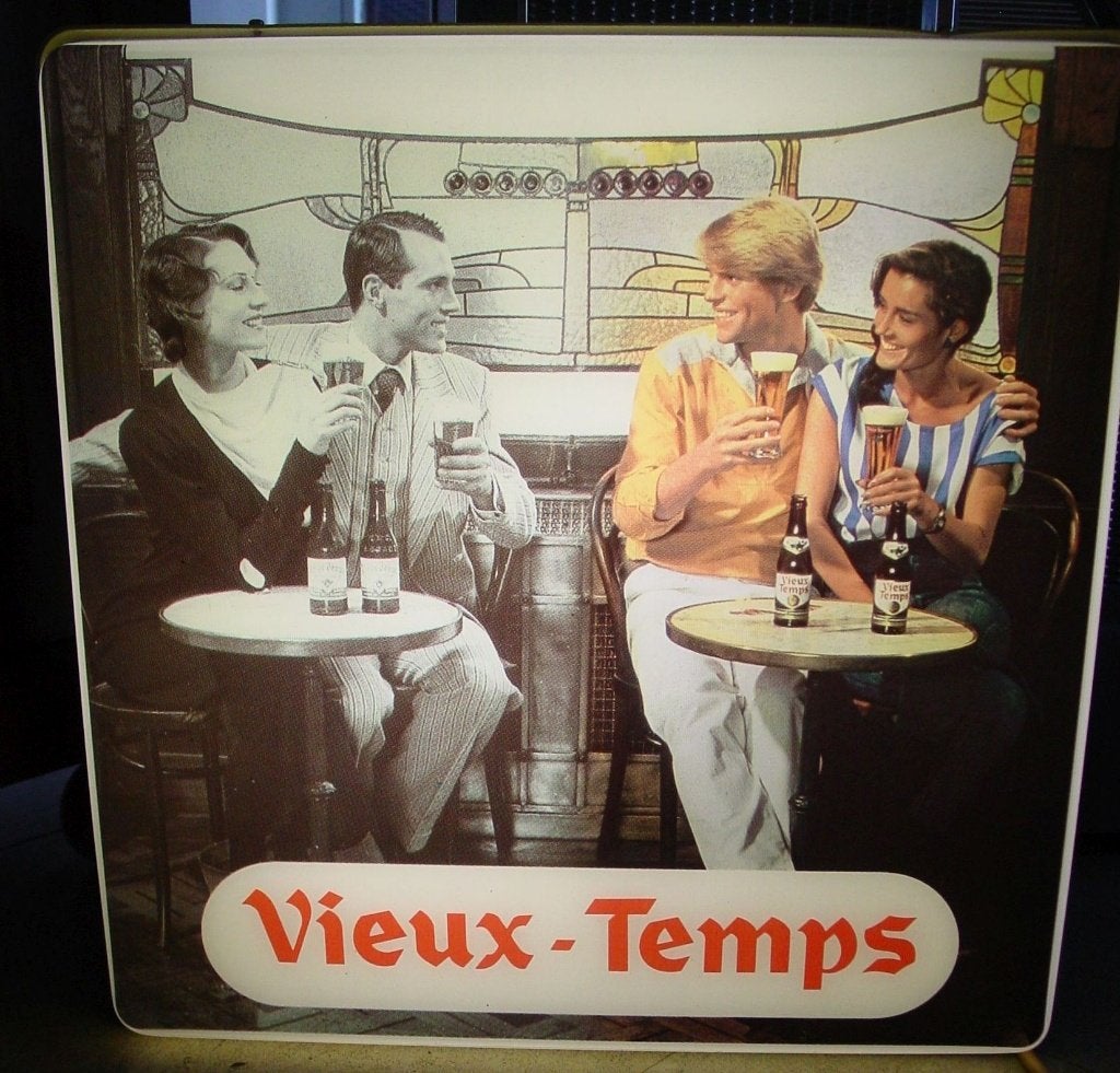 VIEUX TEMPS LICHTREKLAME, Verzamelen, Ophalen of Verzenden, Zo goed als nieuw, Overige merken