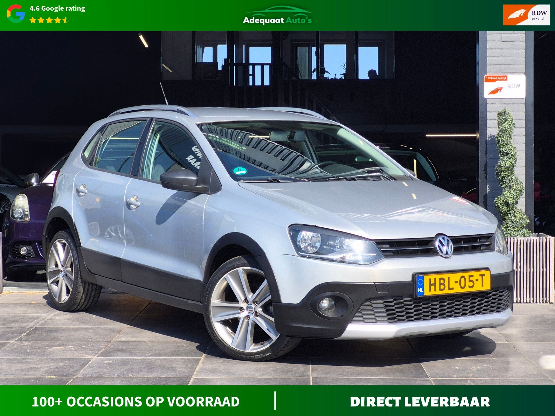 Volkswagen POLO 1.2 TSI Highline|APK|Automaat|5DR|ST verwarm, Euro 5, Stof, Gebruikt, Met garantie (alle)