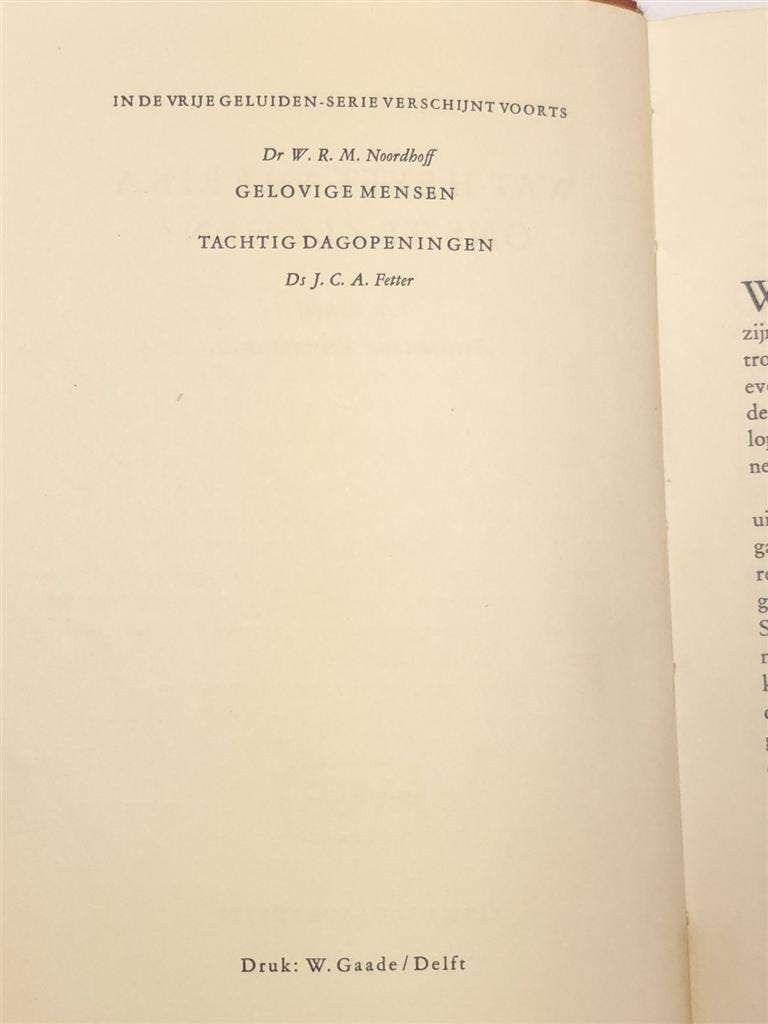 Wat Heeft Amerika ons te Zeggen? — Faber, Reisindrukken 1951, Ophalen of Verzenden, Gelezen, Europa