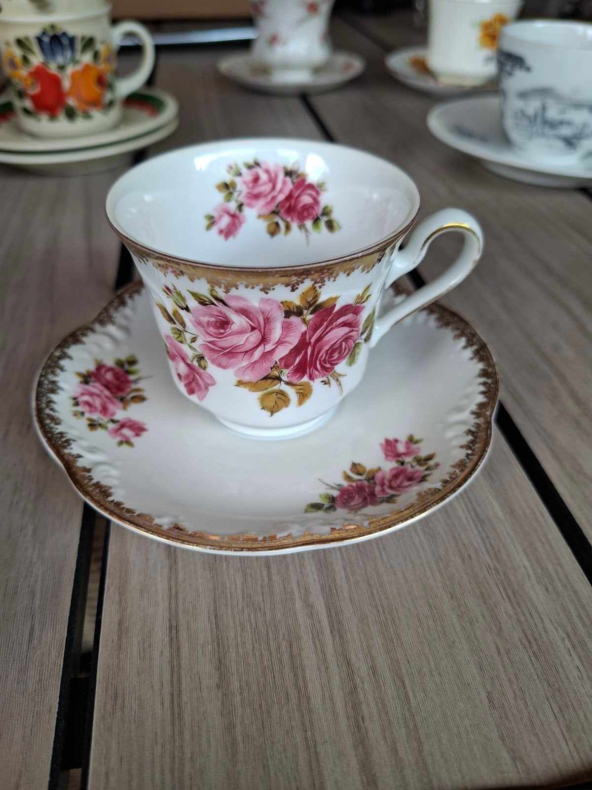 kop en schotel Royal Bavaria, Ophalen, Zo goed als nieuw, Porselein, Kop en/of schotel