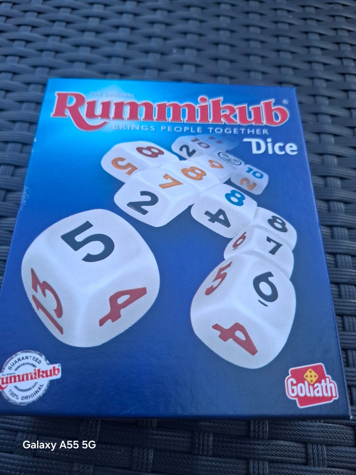 Rummikub Dice - Het originele dobbelspel van Goliath, Goliath BV, Goliath, Ophalen of Verzenden, Zo goed als nieuw
