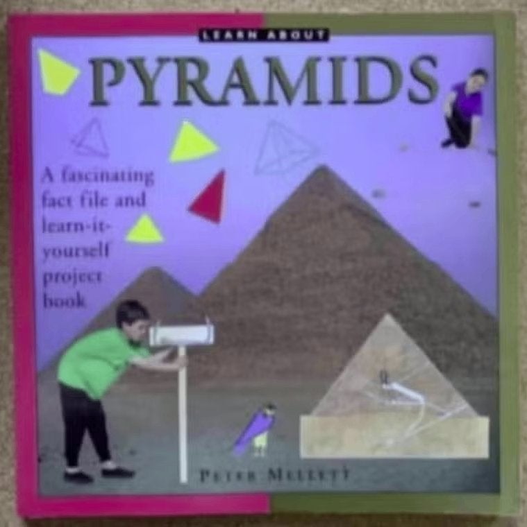 Learn about pyramids; Leer piramides piramiden Peter Mellett, Ophalen of Verzenden, Zo goed als nieuw, Afrika