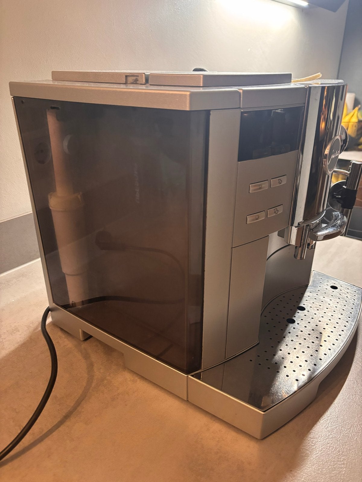Jura Impressa S9 koffiemachine - defect, voor onderdelen, Witgoed en Apparatuur, Ophalen, Niet werkend, Koffiemachine, Koffiebonen