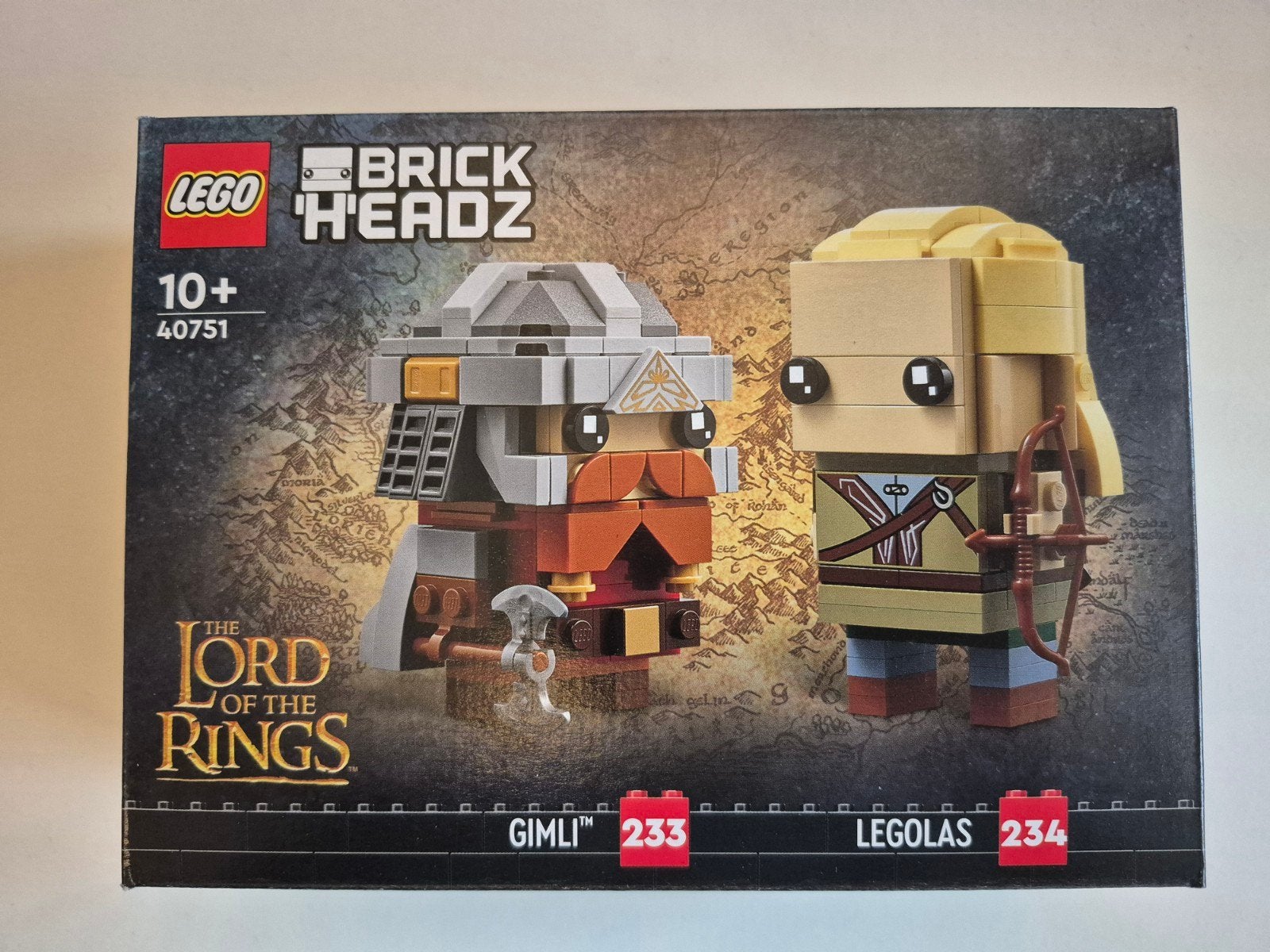 Lego BrickHeadz The Lord of the Rings Gimli & Legolas 40751, Overige thema's, Verzenden, Lego, Nieuw