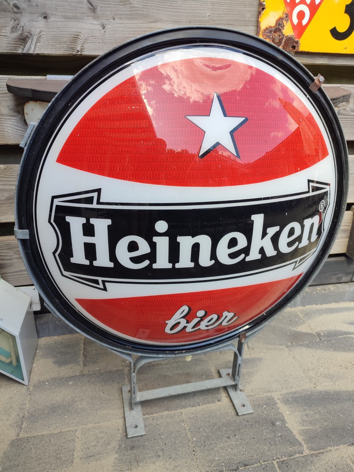 Heineken Wandlamp, Ophalen, Gebruikt