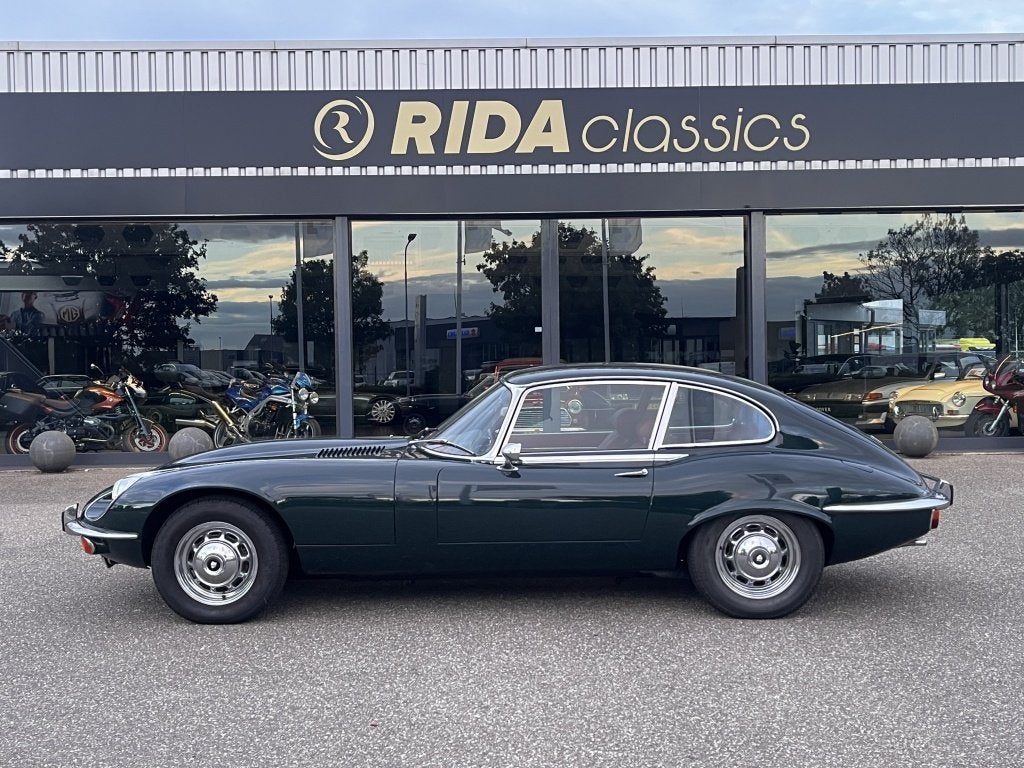Jaguar E- Type 5.3 V12 2+2 automaat, Auto's, Leder, 5343 cc, Lederen bekleding, Automaat