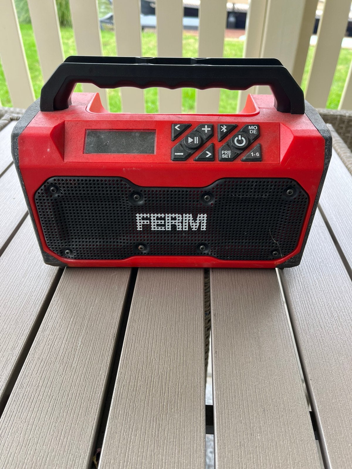 Garage radio, Ophalen, Gebruikt