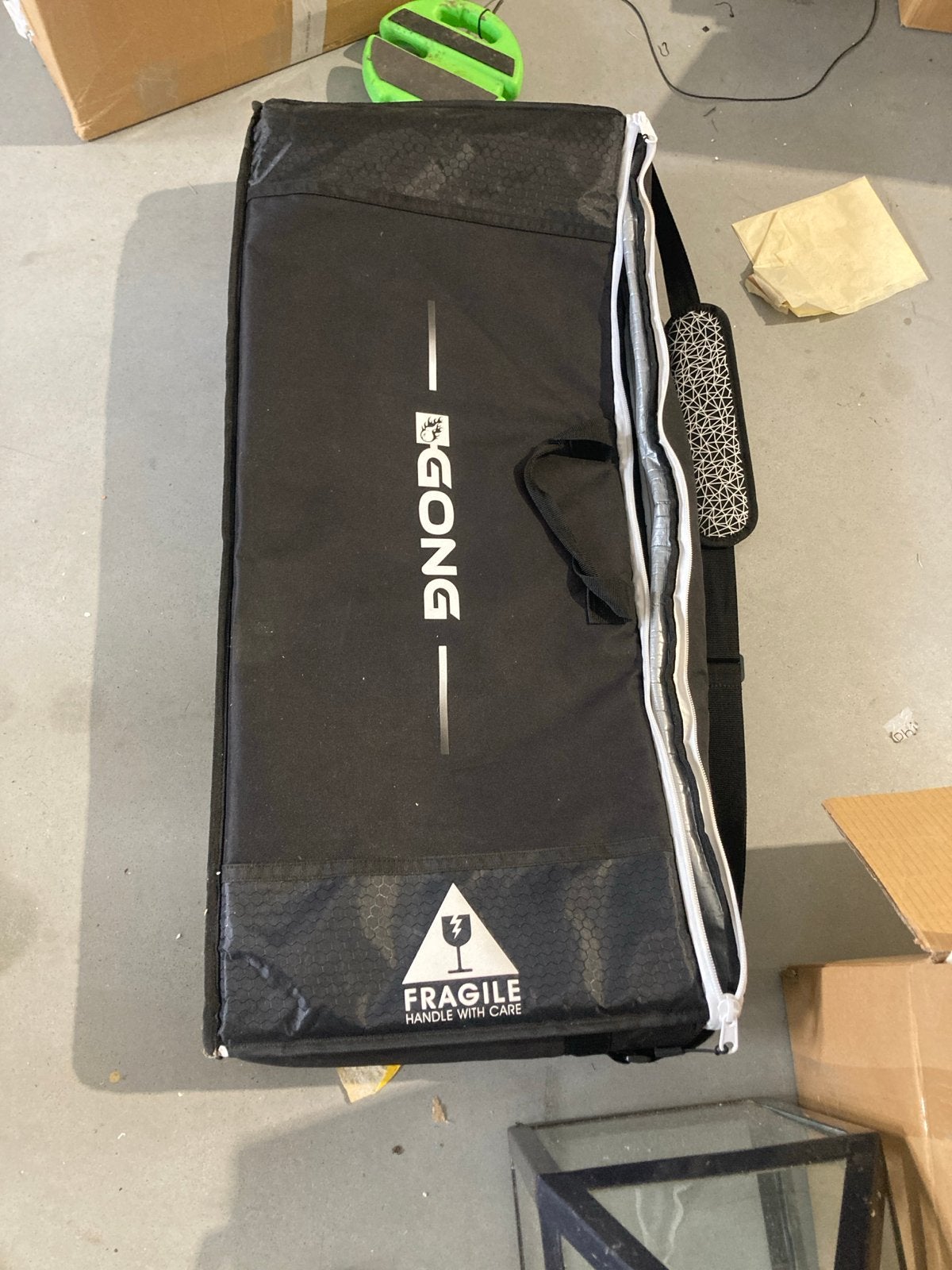 Complete Gong foil set: front wing 83, mast 85 cm, stabilisa, Ophalen, Gebruikt